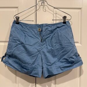 Marc Jacobs Light Blue Roll-Cuff Casual Shorts